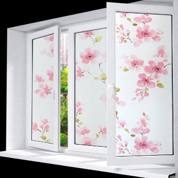 H5050 [5 METER] Stiker Kaca Film Jendela Rumah / Dekorasi Jendela / Sandblast / Sticker Kaca Motif