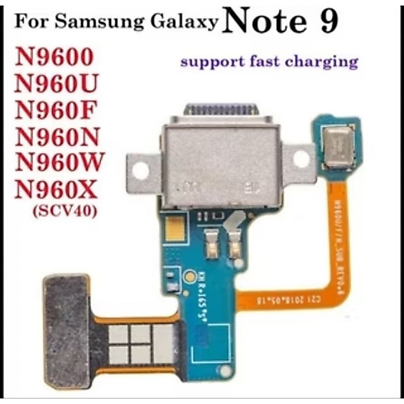papan cas Samsung note 9 original plus ic