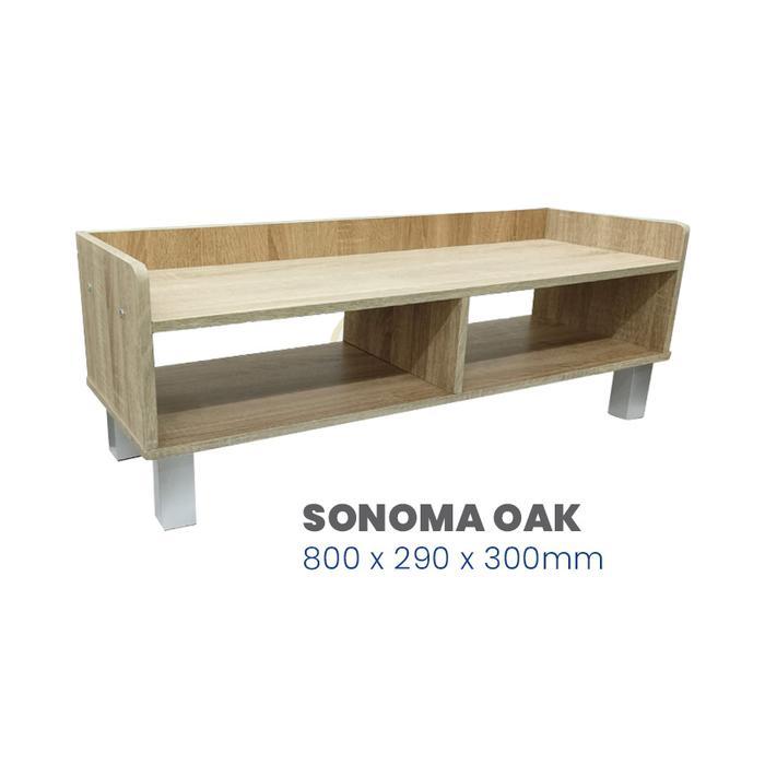 Rak Tv minimalis Rak tv murah rak serbaguna rak murah - Sonoma Oak, Non Rakit