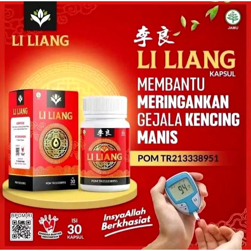 ifz3jremx6 Li Liang - Obat Herbal Cina Kapsul Gula Darah Tinggi Diabetes Kebas Kesemutan Menambah St