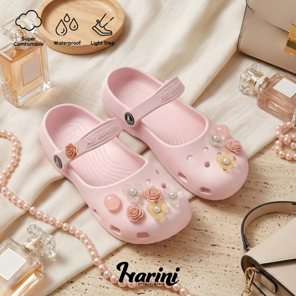 Sandal Couple Ibu dan Anak Series Flower Charm 861SM-17