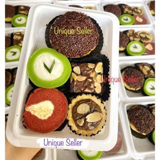 [Isi10] Mika Snack Box Putih/Mika Bento Tanpa Sekat  Kue Jajan Hajatan - 25pcs Snack Box