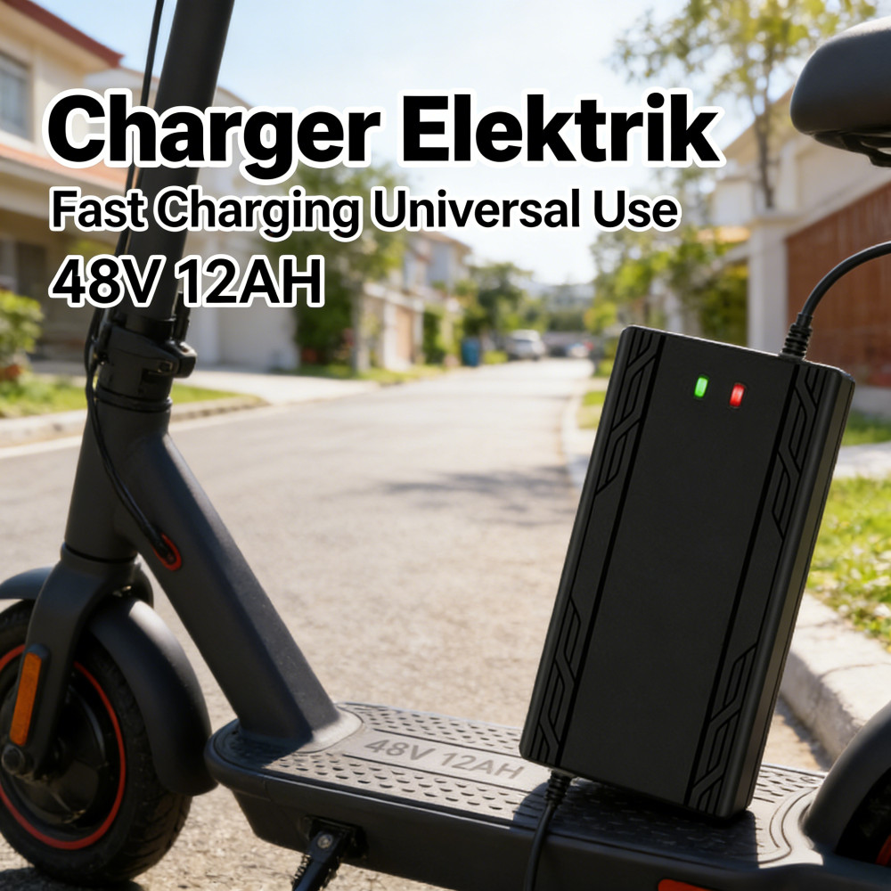Listrik Charger 48V Scooter Elektrik Charger Motor Listrik Selis Baterai / Universal