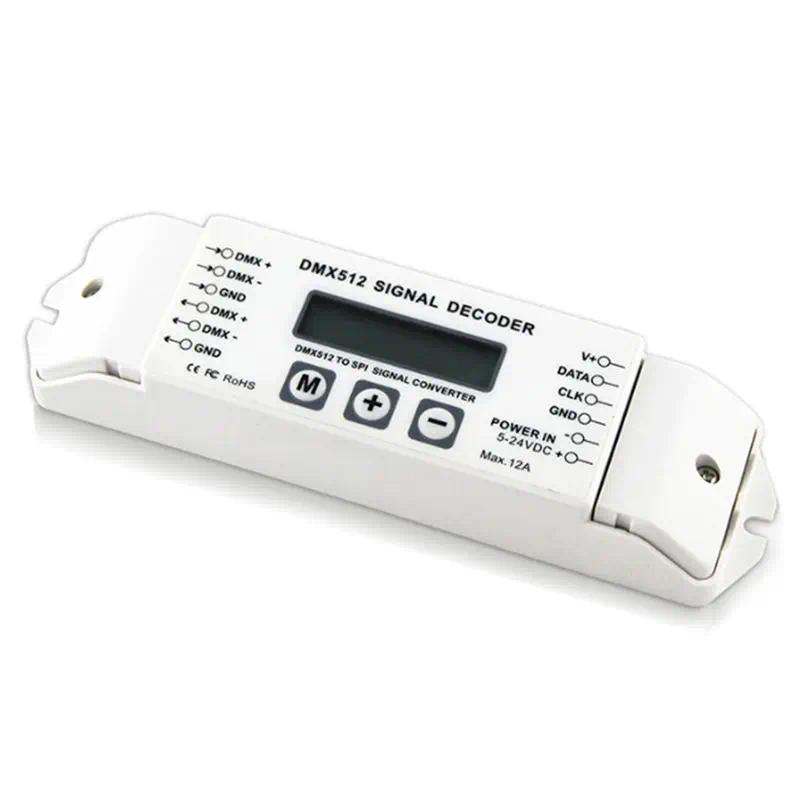 Latest DMX512 Signal Decoder DMX512 BC-820 Signal Decoder LED Color Control LCD Menu Display