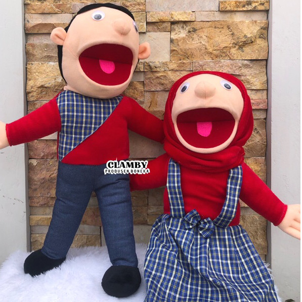 PROMO || Muppet Couple Boneka Edukasi Anak Mainan Anak Muppet Puppet