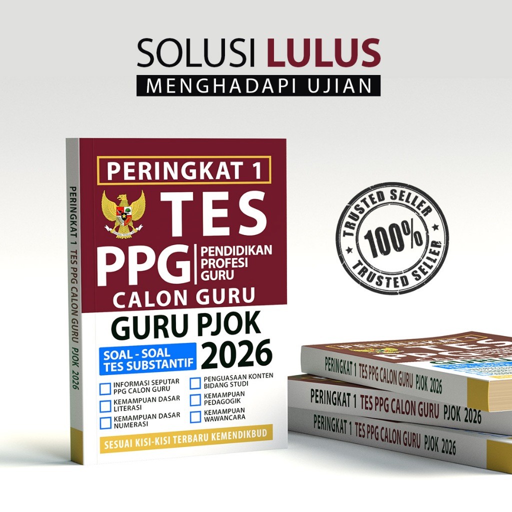 Ready  ready  BUKU PPG CALON GURU PJOK 2026 - SOAL PPG PRAJABATAN GURU PJOK 2026