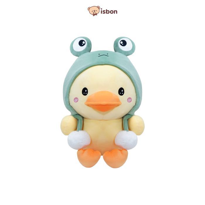 Boneka Bebek ducky hoodie rabbit bear frog premium free gift - 13" hoodie frog