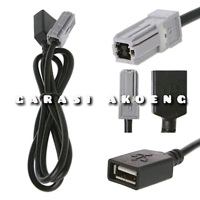 Kabel Usb Head Unit Pioneer Toyota Avanza Veloz Innova Yaris Corolla Camry Fortuner Holux Audio Aux
