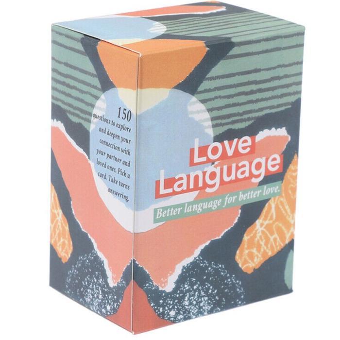 LOVE LANGUAGE Card game conversation beginner question couple game  (21+) Gift - couple