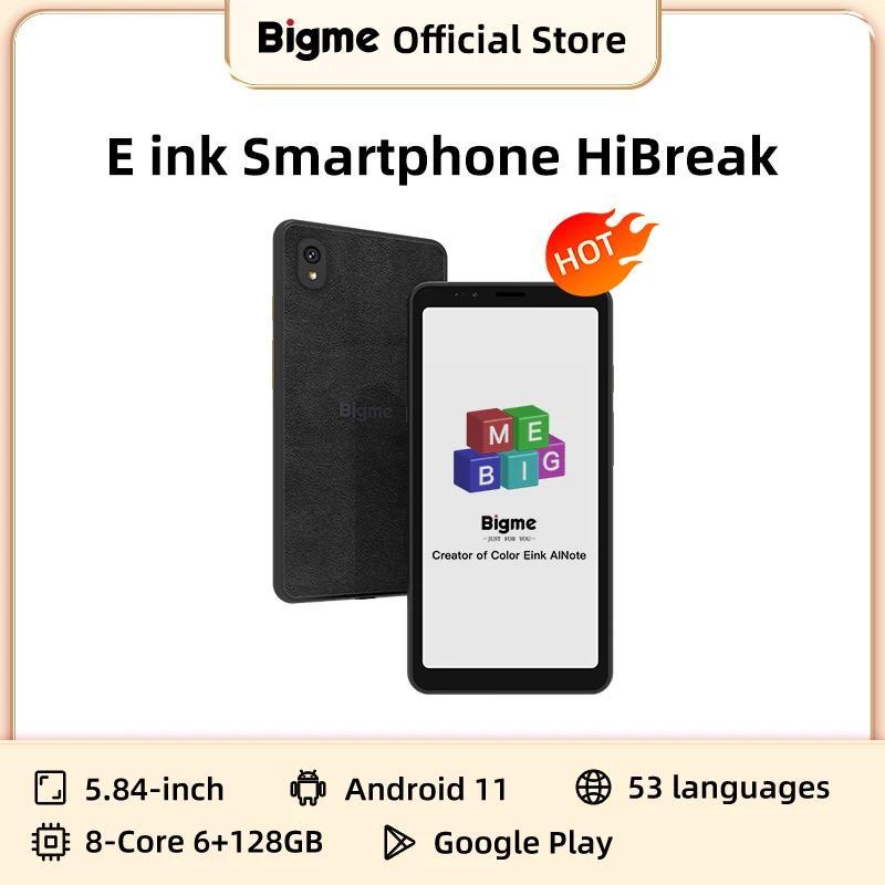 Bigme Hibreak Ebook Reader Eink splay 584inch Smartphone Electronic Book Android 11 Support Google P