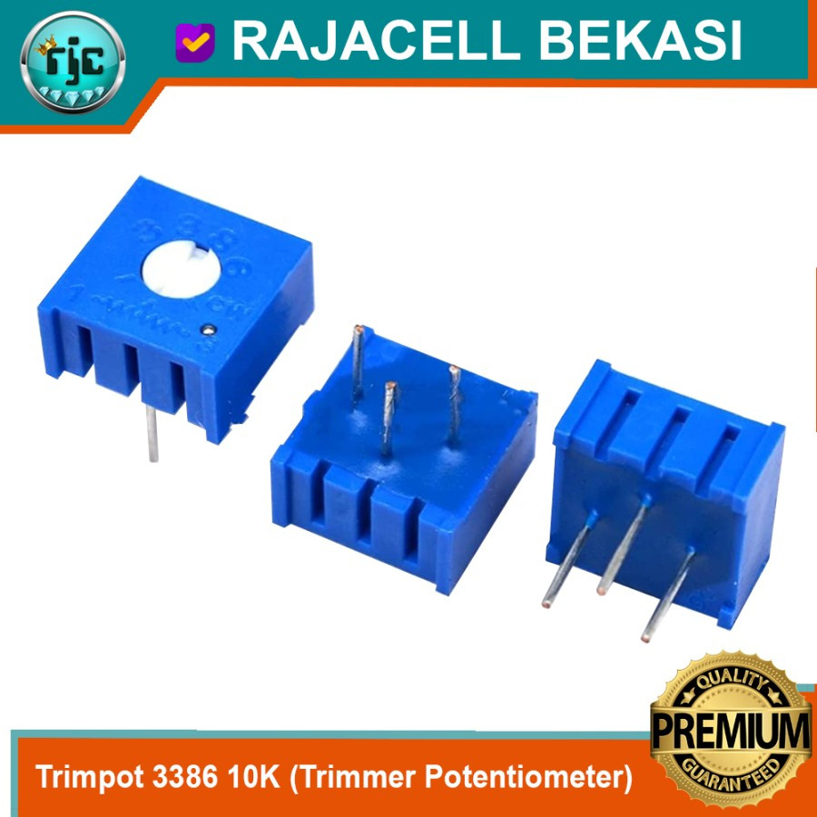 RJC Trimpot 3386 10K Trimmer Potentiometer Potensiometer 3386P 10K Ohm