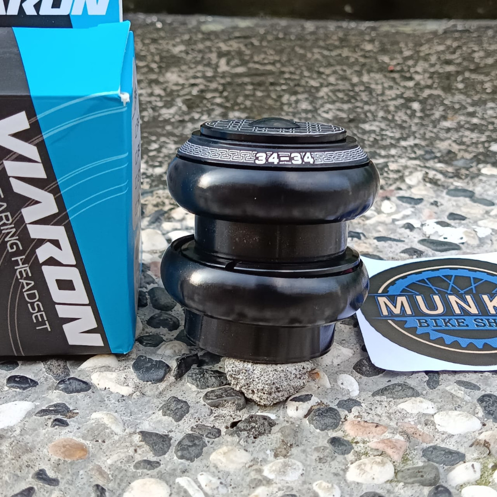 Foto Headset Viaron 34 34S Eksternal Bearing External 34mm Oversize untuk Sepeda not Ztto