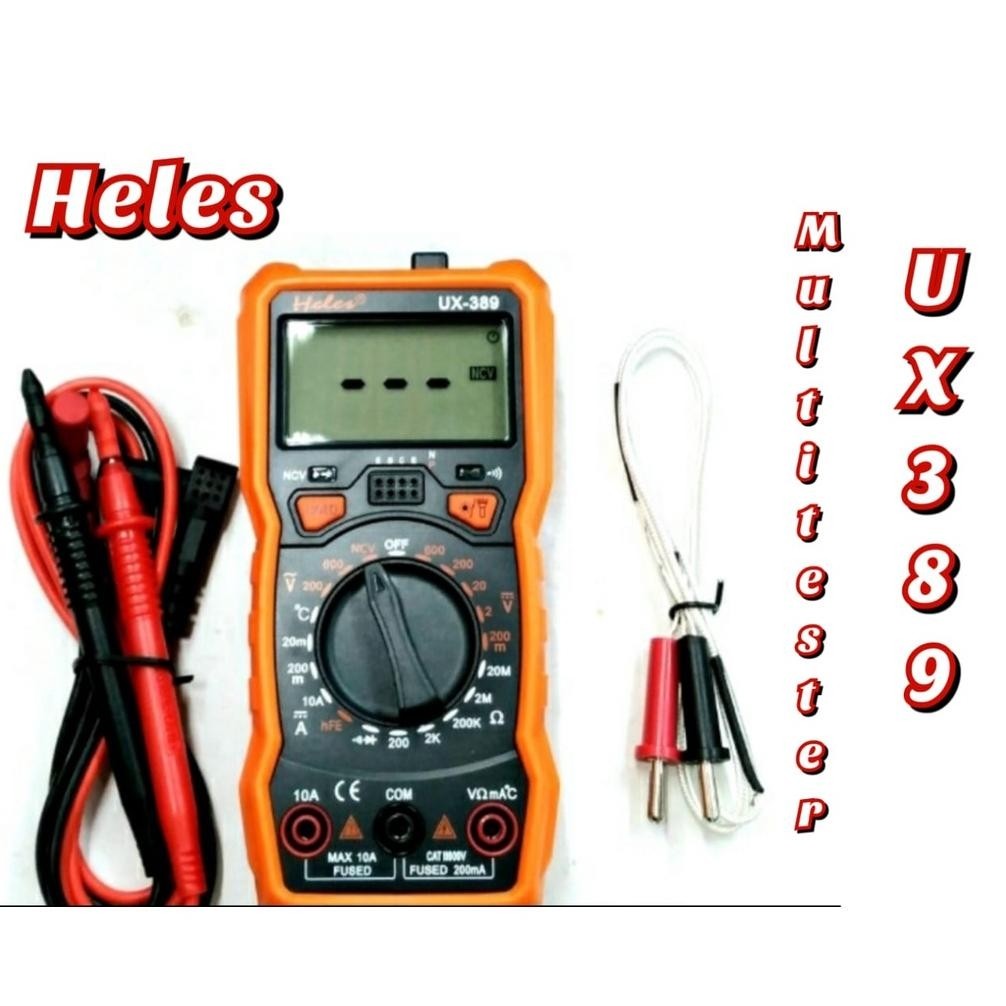 Multitester Digital Heles Ux 389 Tr Buzzer