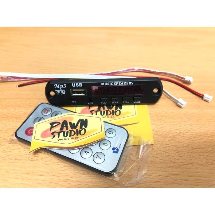 Module modul kit MP3 Player + remote 12 volt non bluetooth Merk VIRE