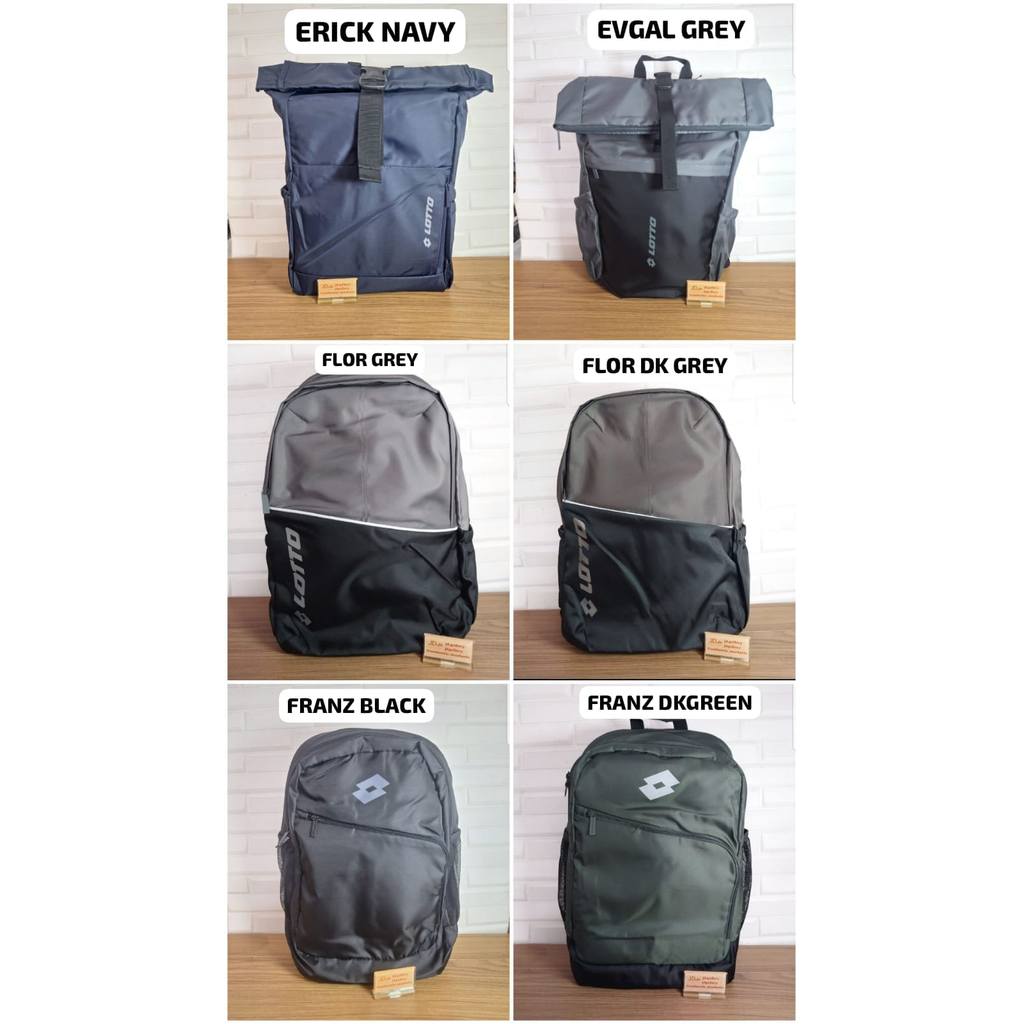 ORIGINAL SALE 70% TAS LOTTO  BACKPACK (BANYAK MODEL)