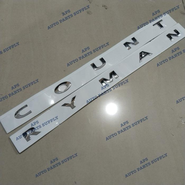 Emblem Bagasi Mini Cooper Emblem Tulisan Mini Cooper COUNTRYMAN F60 - Silver