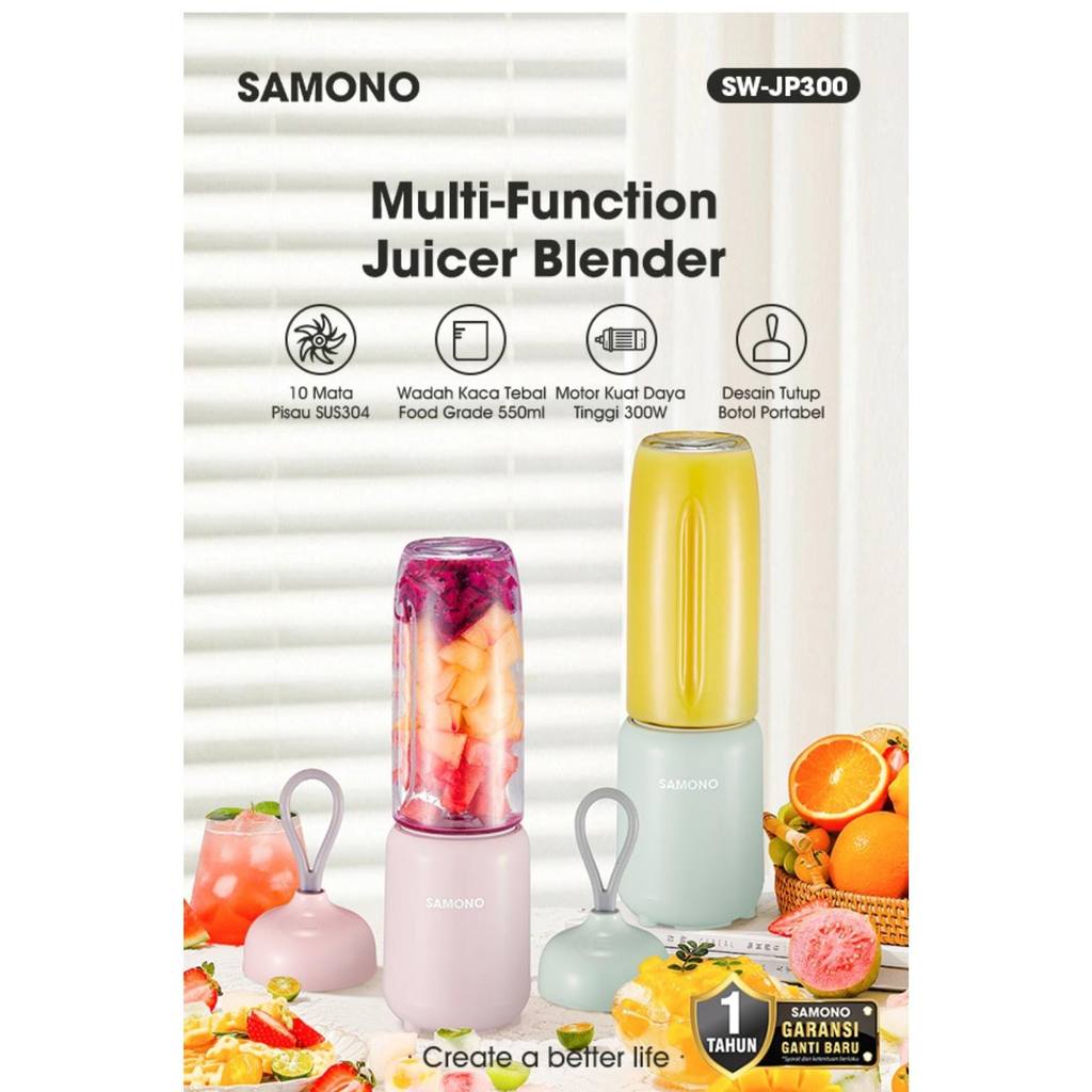 BLENDER PORTABLE SAMONO SWJP300 BLENDER JUICER PORTABLE SWJP300