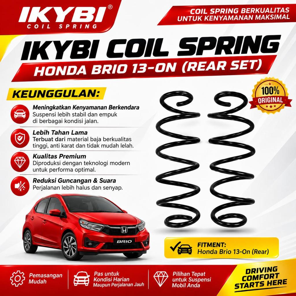 IKYBI Original Belakang Brio / Per coil Spring IKYBI Honda Brio (2013+)