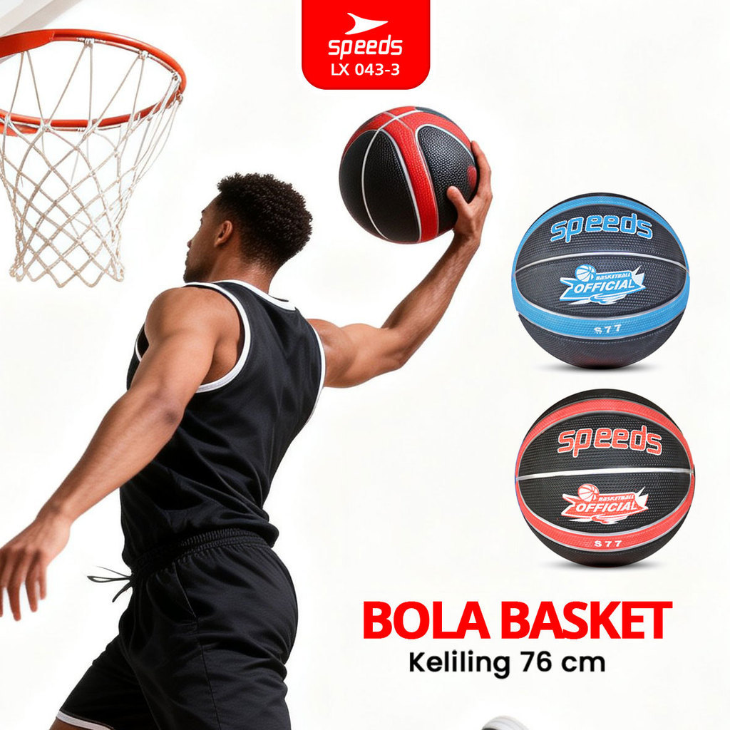 SPEEDS Bola Basket Olahraga Basketball Original 9900  LX 043-3