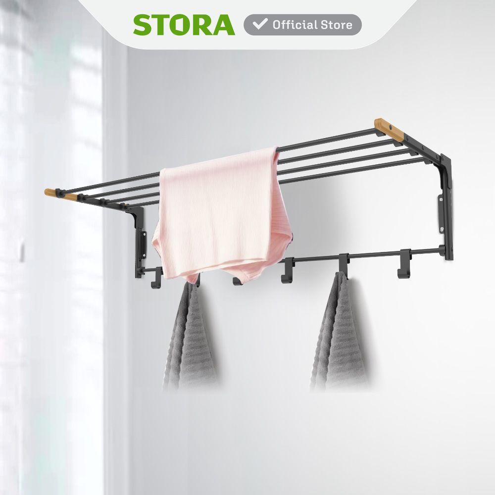 Stora Jemuran Baju Dinding Tempat Jemur Gantungan Pakaian Jemuran Pakaian