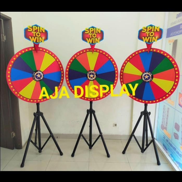 Roda undian / 80 cm roda keberuntungan / wheel of fortune / putar roulette
