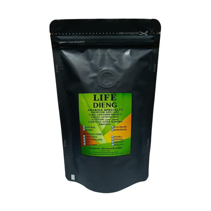 Kopi Arabica Specialty Dieng LIFE Coffee Roaster - NATURAL