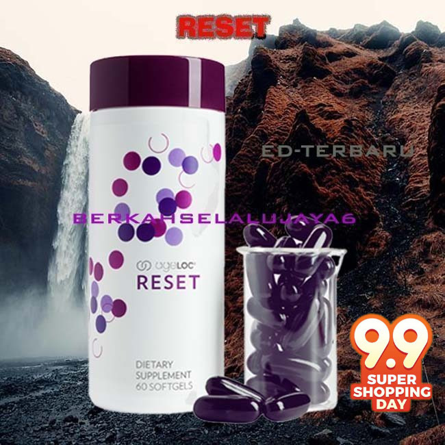 [Suplemen] Nu Skin Ageloc Reset - 60 soft gel - Suplemen Kesehatan Regenerasi Sel Biokimia Segel Utu
