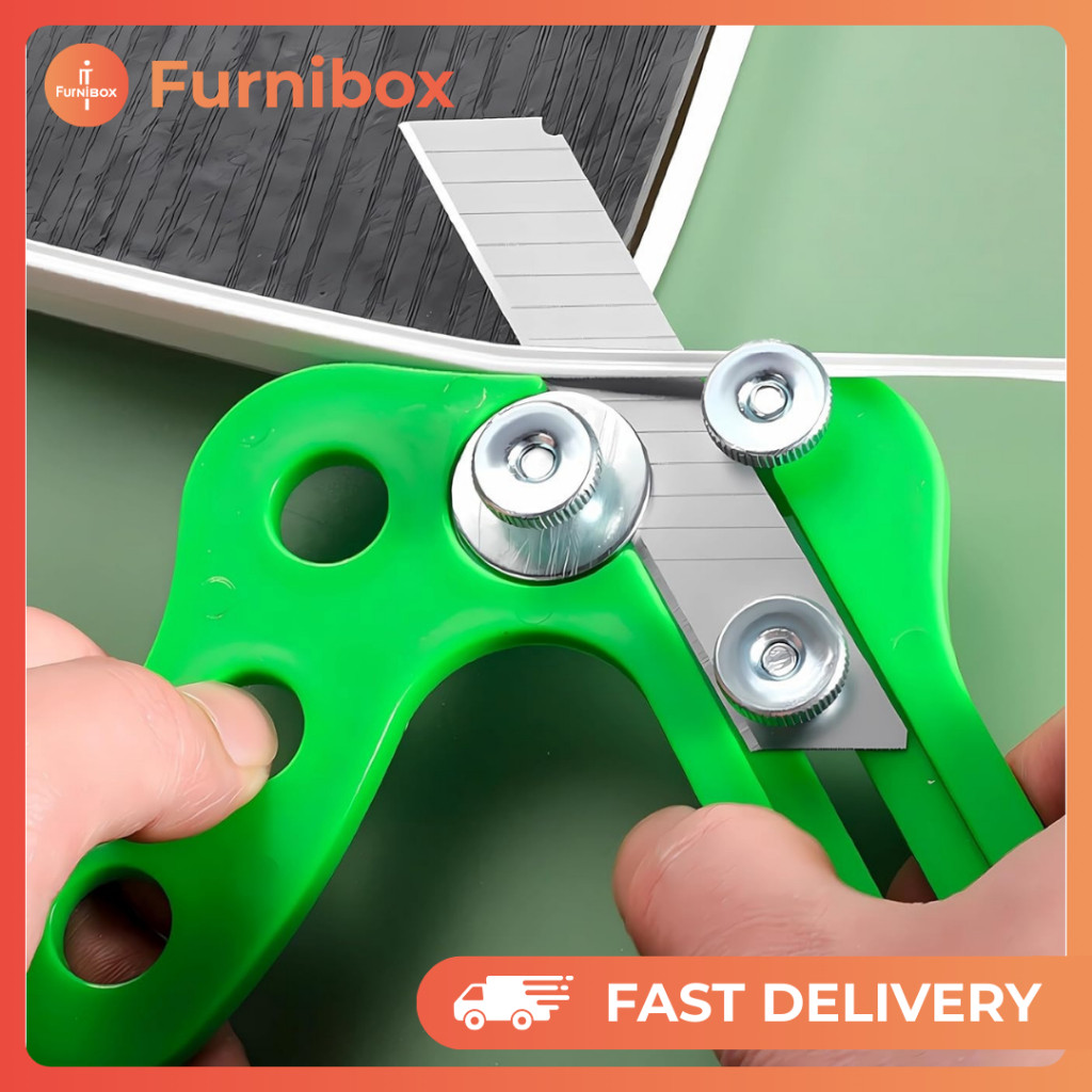 FURNIBOX Edge Trimming Scraper Knife Cutter Alat Bantu Potong HPL Pisau Pemangkas Tepi Kayu
