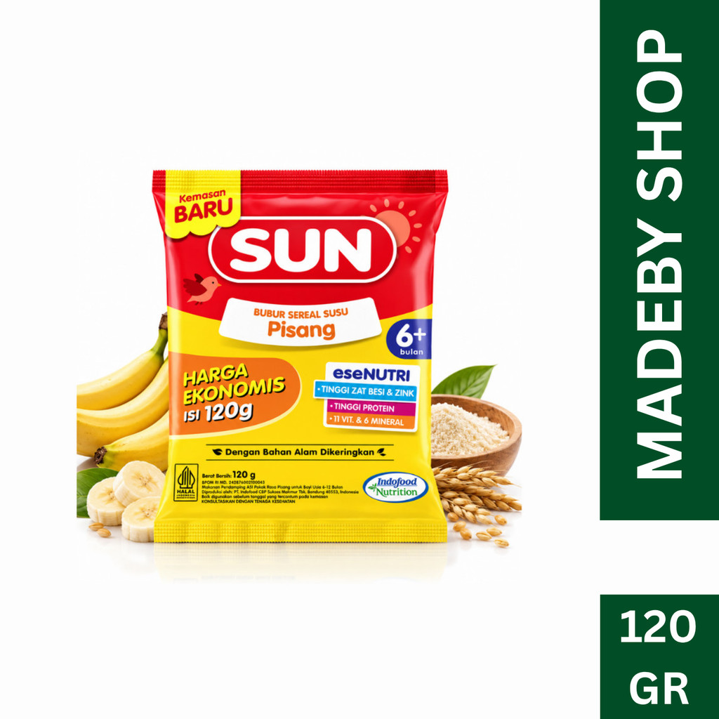 Sun Bubur Ekonomis Pisang 120Gr