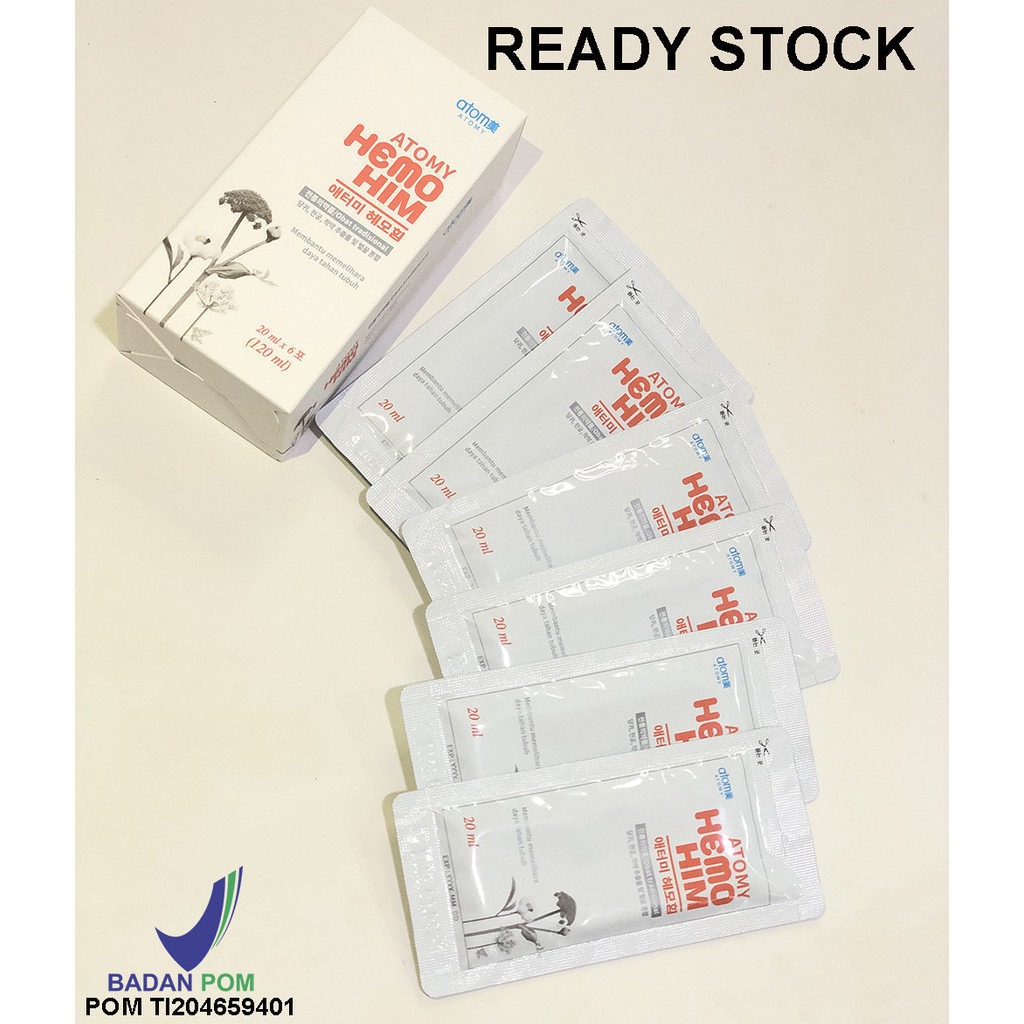 Atomy HemoHim 1 box kecil isi 6 sachet Suplemen imun Tubuh | membantu stroke autoimun | ATOMY HEMO H