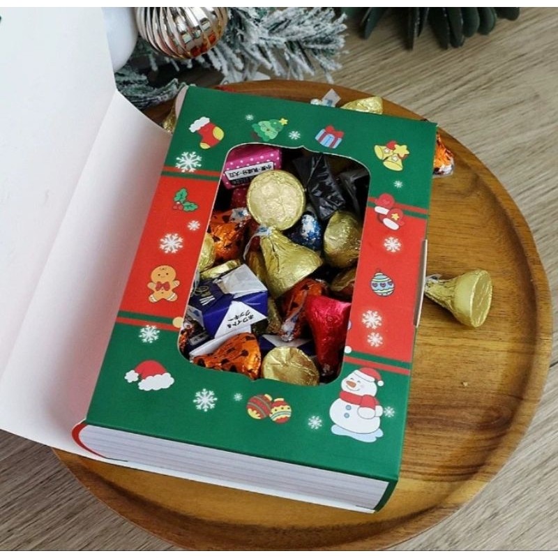 Box Xmas Box Natal Coklat Box Permen Natal Box Lolipop Natal Box Cookies Natal Box Kuker Natal Box B