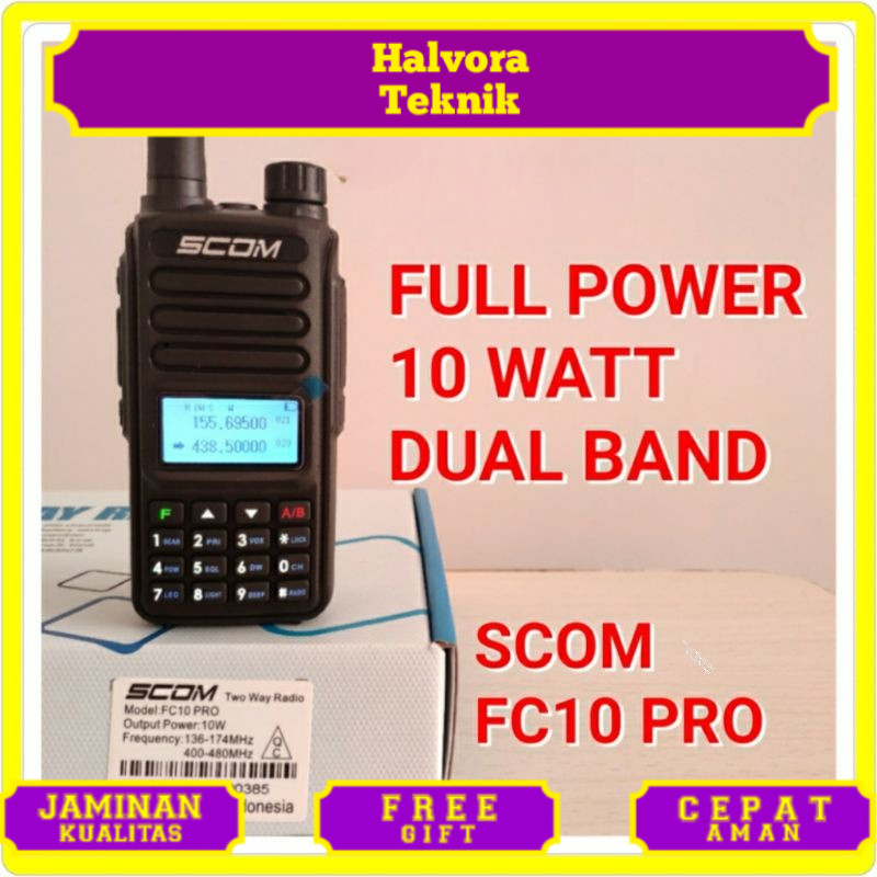 HT SCOM FC10 PRO HT FULL POWER 10 watt dual band
