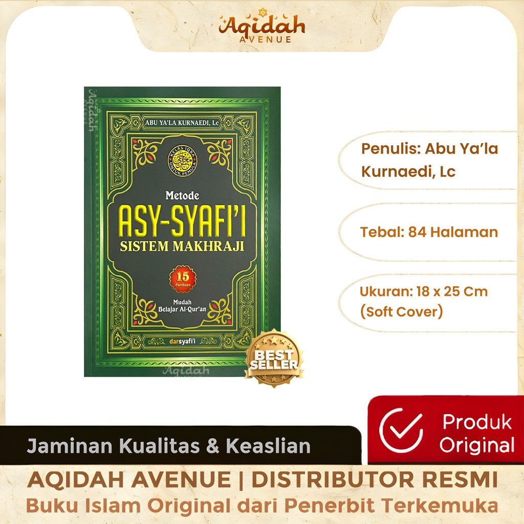 Metode Asy Syafii Sistem Makhraji - Kelas Iqra Untuk Pemula - Darsyafii