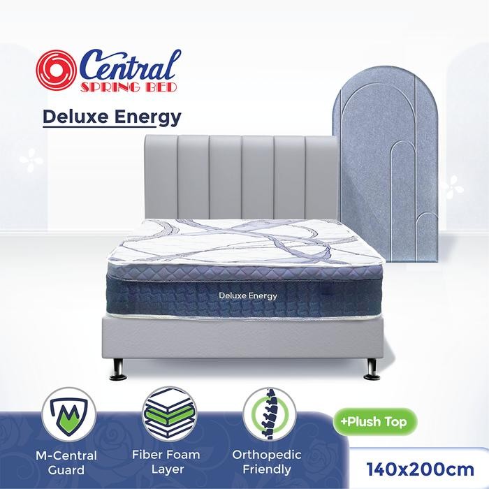 PROMO!Central Spring Bed Springbed Central Grand Deluxe 140 x 200 Full Set - FULL SET ABUREADY