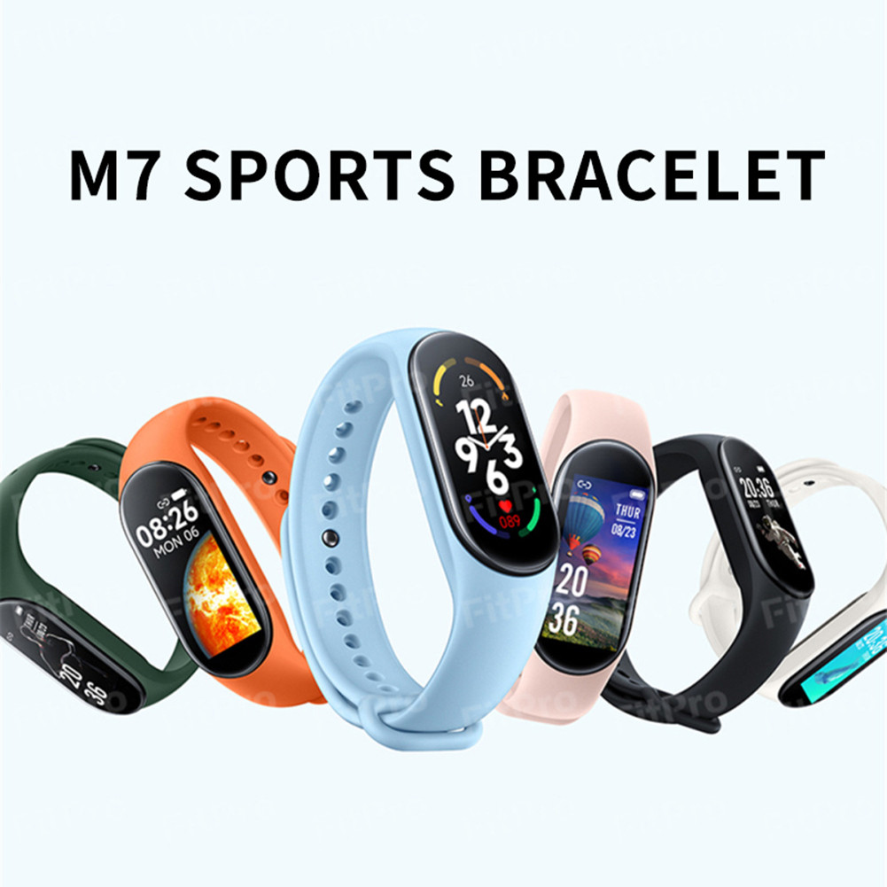 Smart Bracelet Mi Band 7 Large Screen Heart Rate Blood Pressure Blood Oxygen IP67 Waterproof Dynamic