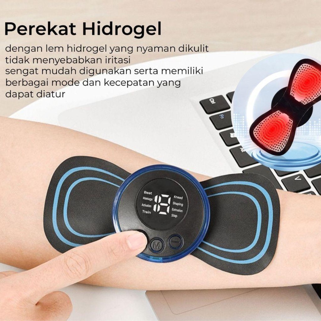 EMS Elektrik Pemijat Leher Mini/Terapi Pijit