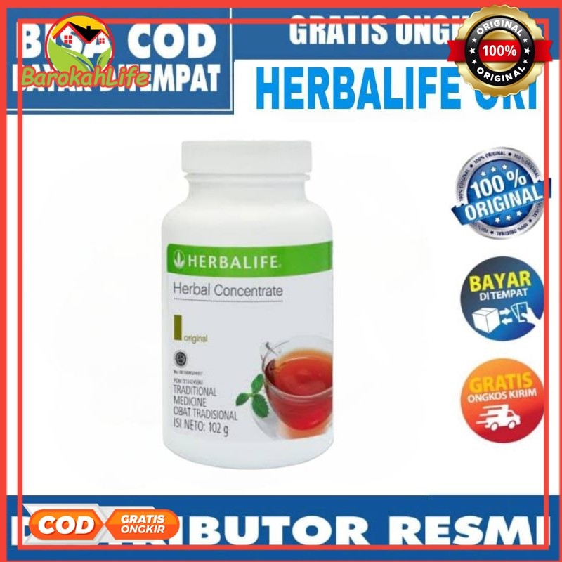 1 botol Tea Concentrate Herbalife | thermo herbal pelangsing shake f1 Teh thermojentic 1 botol 100% 