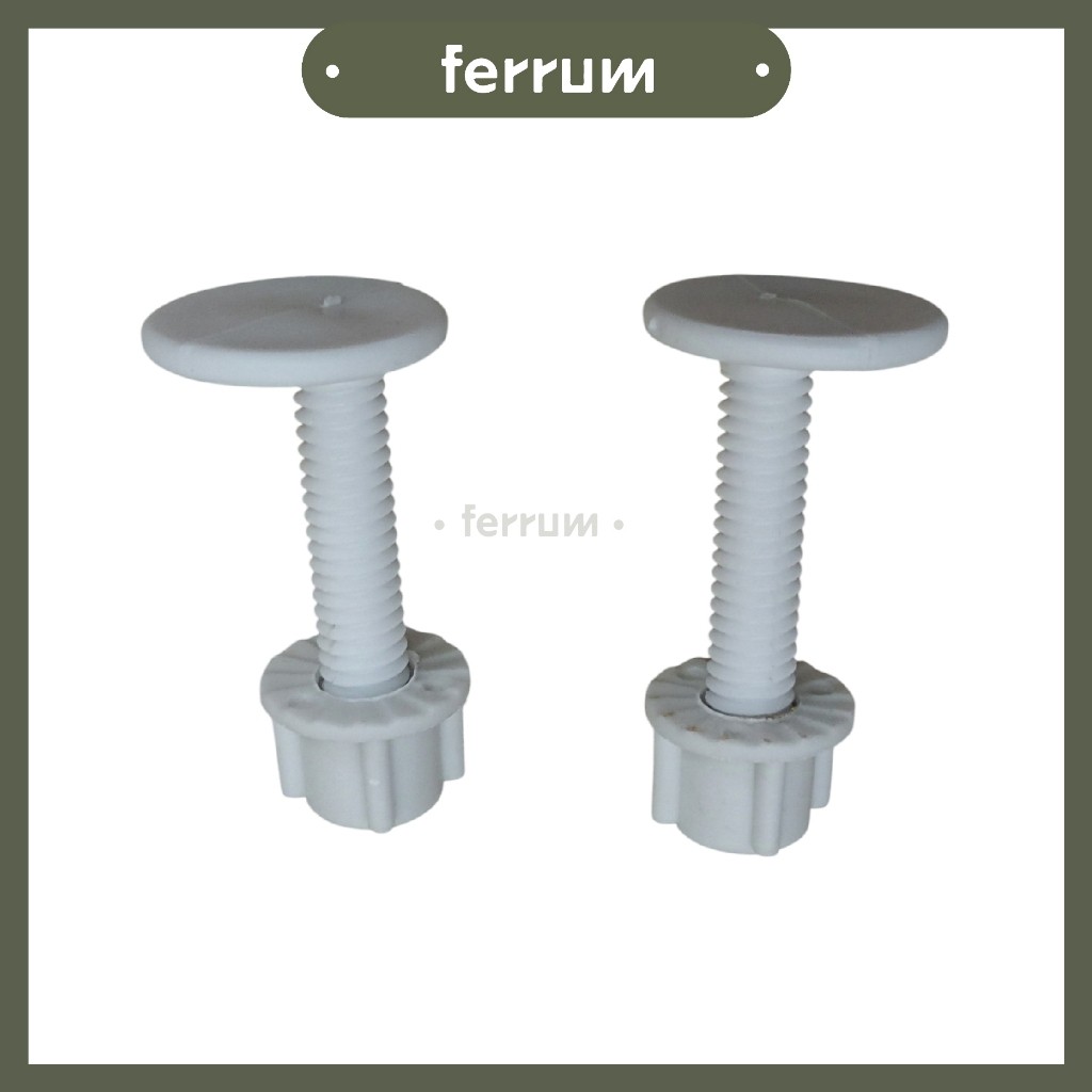 [ FERRUM ] Baut Tutup Closet Duduk Sekrup Tutup Closet Duduk