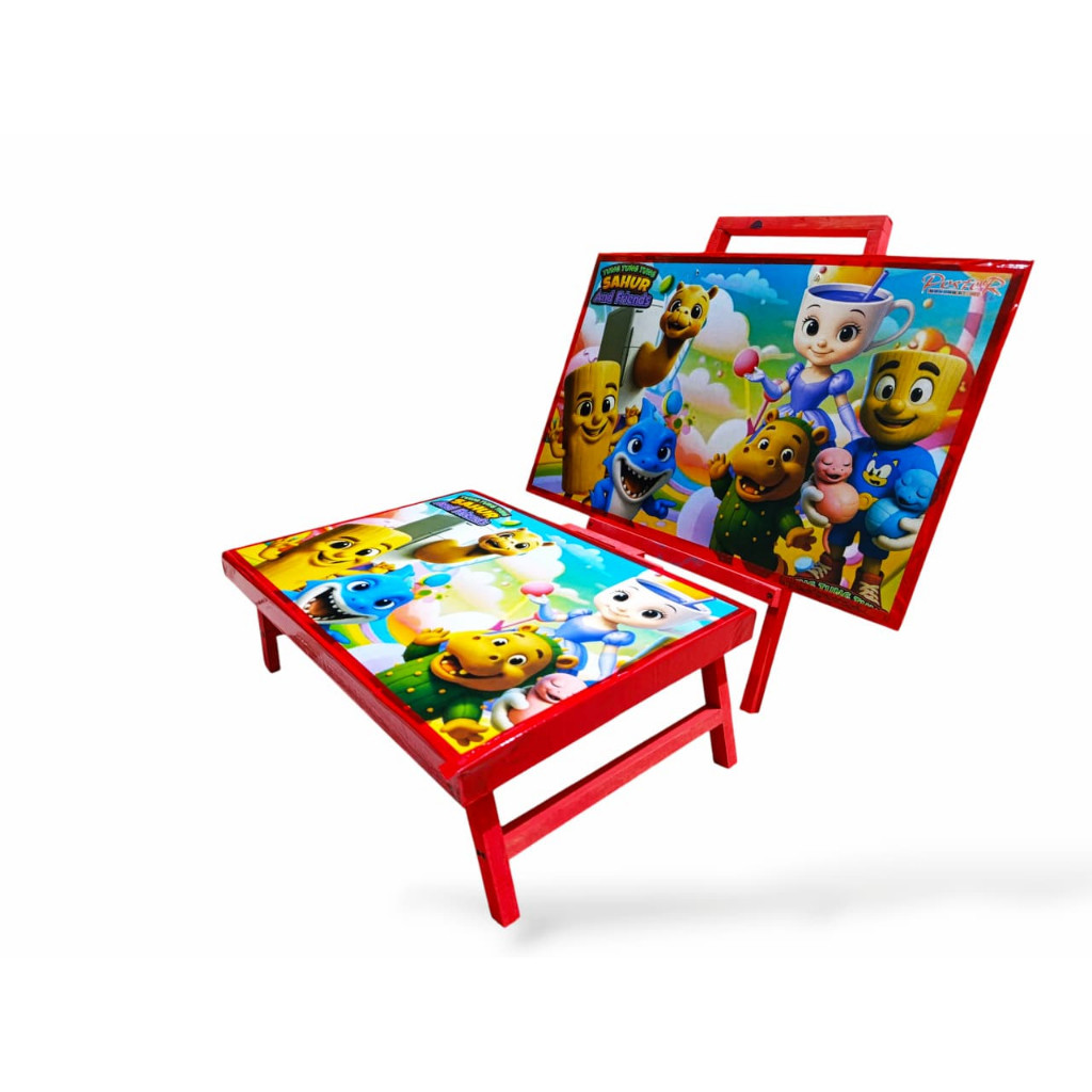 satu paket alat belajar tulis anak/papan tulis anak dengan penyangga/1set alat tulis meja belajar da