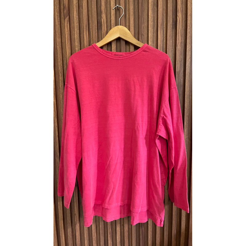 KAOS TEBAL OVERSIZE CEWEK PINK FANTA