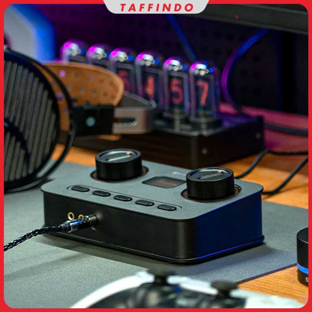 Fosi Audio Amplifier Headphone Hi-Fi Gaming DAC Bluetooth LCD Display - K7