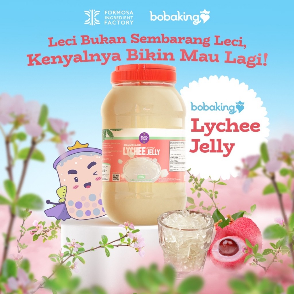 (NOFLIANSAH) Boba King - Topping Lychee Jelly