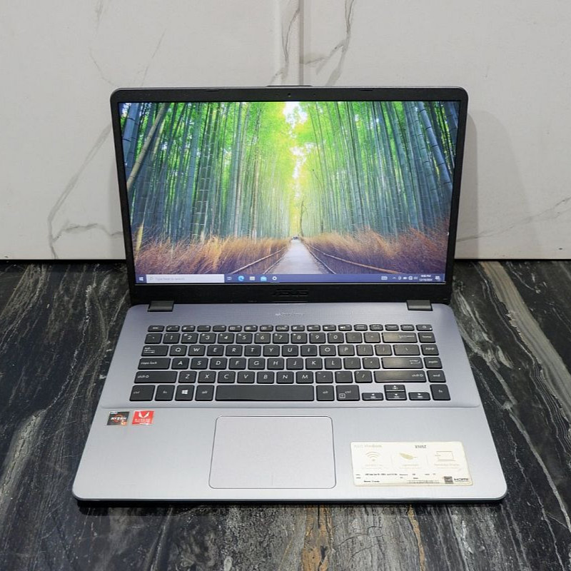 Asus VivoBook X505ZA AMD Ryzen 5 2500U Radeon Vega 8 gB SSD256GB Normal Siap Pakai - Laptop Murah - 