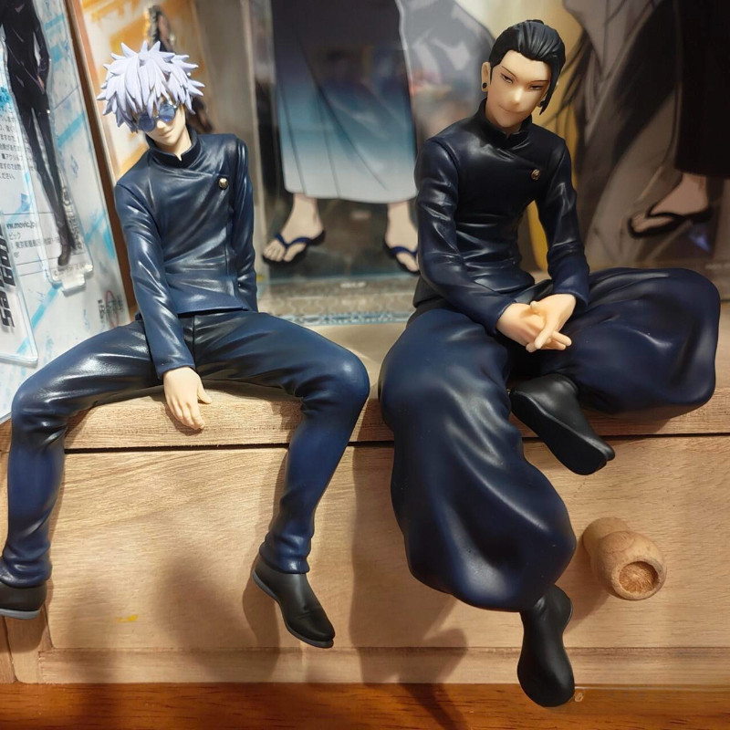 Anime Megumi Jujutsu Kaisen Nanami Figures GK Satoru Gojo Geto Suguru Sitting Look Up Toji Figure PV