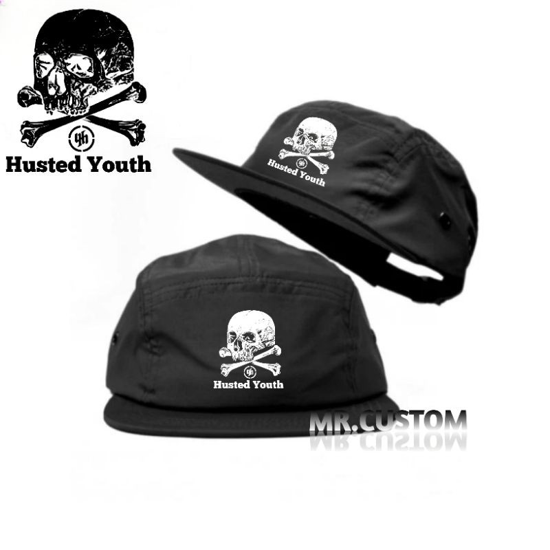 Topi 5 Panel Casual Lokal Brand Husted Youth/ Five Panel Skena Pria Wanita Dewasa