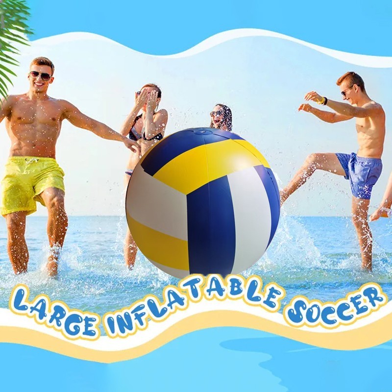 60 80 100Cm Bola Pantai Anak Besar Inflatable Giant Beach Ball Pvc Bola Pantai Raksasa Bola Besar