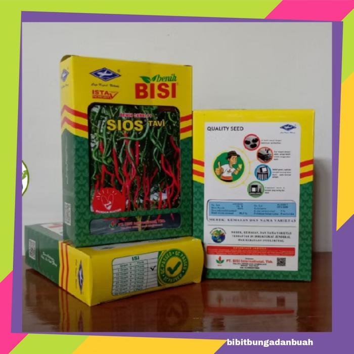 PROMO  Benih Bibit Cabe Cabai Keriting F1 SIOS TAVI 10 gram Cap Kapal Terbang