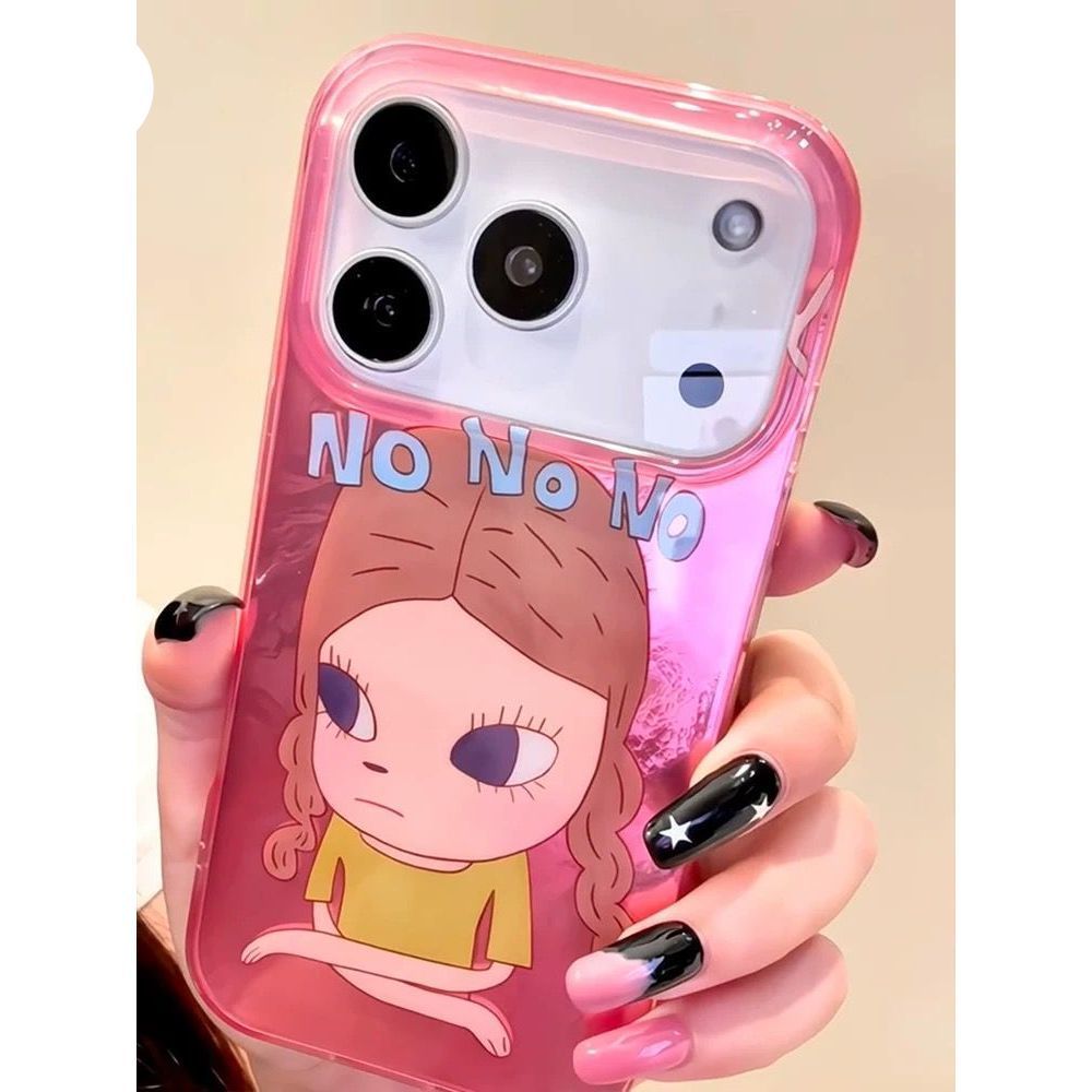 case iphone 17 promax air 16 15 promax 14 13 promax pro dengan corak yoshitomo nara