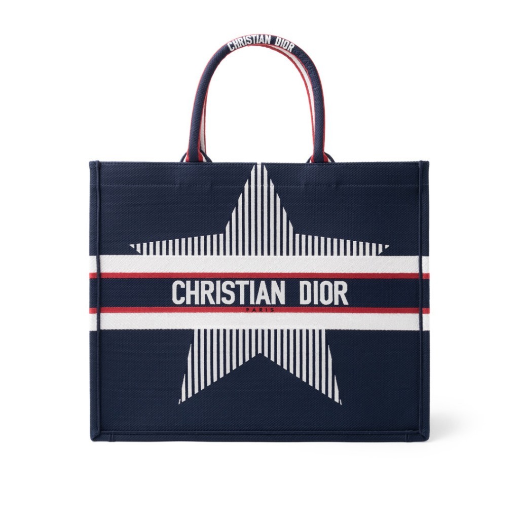 Book tote large DiorAlps embroidery