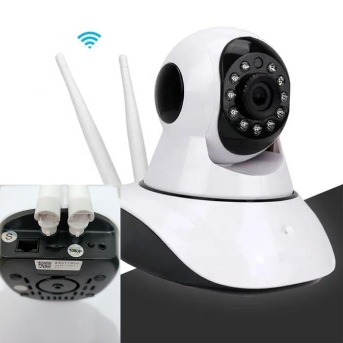 hostomps Camera IP Robot / Cctv baby cam / V380 With lan - PACKING BUBBLE